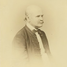 Fotografie Ignaze Semmelweise z roku 1860
