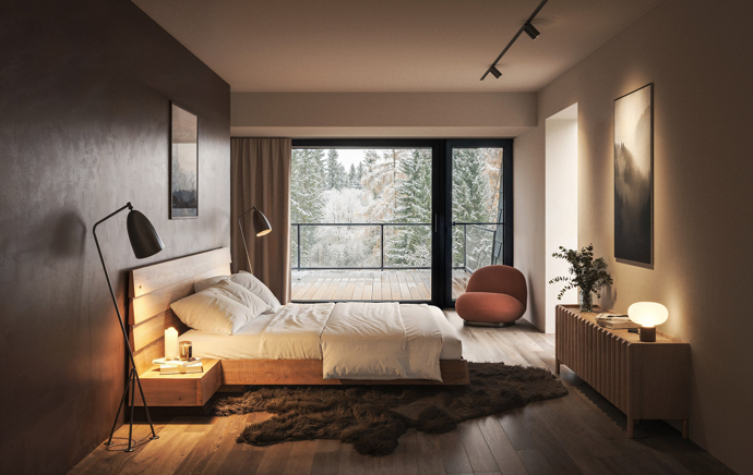 Relaxace u krbu, ranní káva na prostorné terase nebo plavání v privátním bazénu. Apartmány Bramberk kombinují špičkovou architekturu s přírodní harmonií Krkonoš. Přijďte se přesvědčit, že bydlení v horách může být skutečně výjimečné.
Relaxace u krbu, ranní káva na prostorné terase nebo plavání v privátním bazénu. Apartmány Bramberk kombinují špičkovou architekturu s přírodní harmonií Krkonoš. Přijďte se přesvědčit, že bydlení v horách může být skutečně výjimečné.