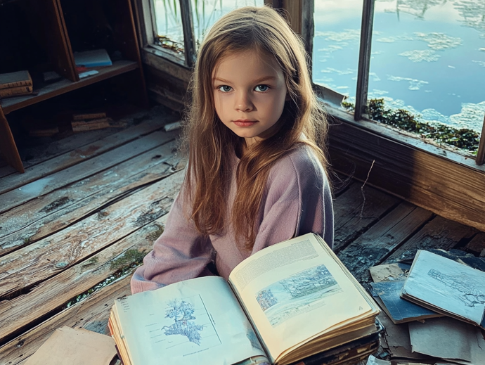 Alina Yakupova coby malá hočička
