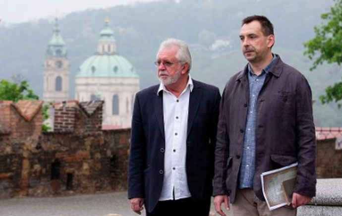 Jaromír se synem během natáčení dokumentu
Jaromír se synem během natáčení dokumentu