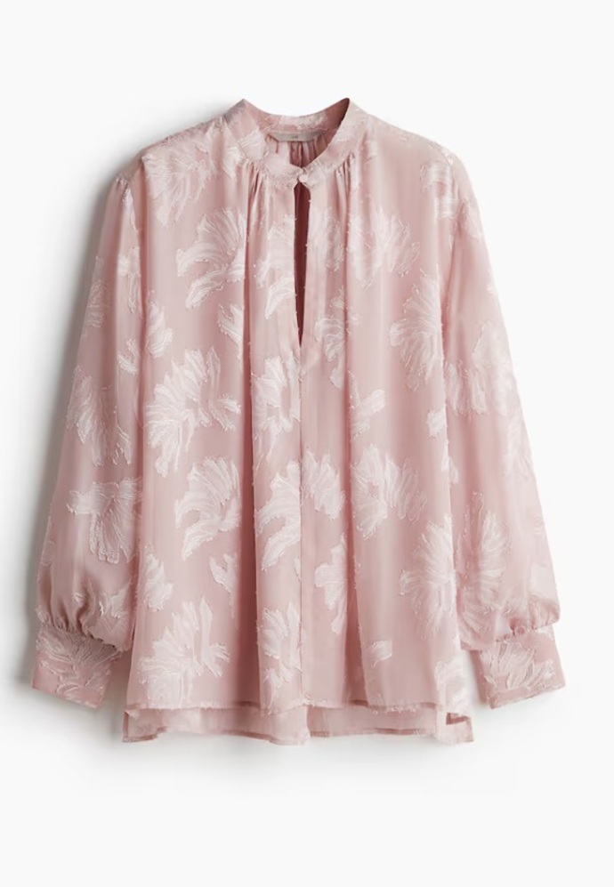 Halenka z žakárové tkaniny, H&M, 599 Kč
