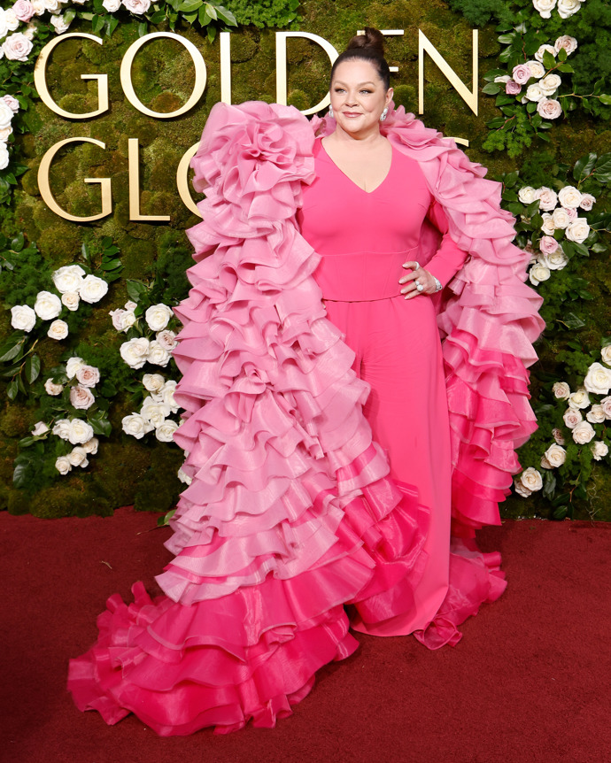 Melissa McCarthy zvolila róbu od značky Christian Sirano.
