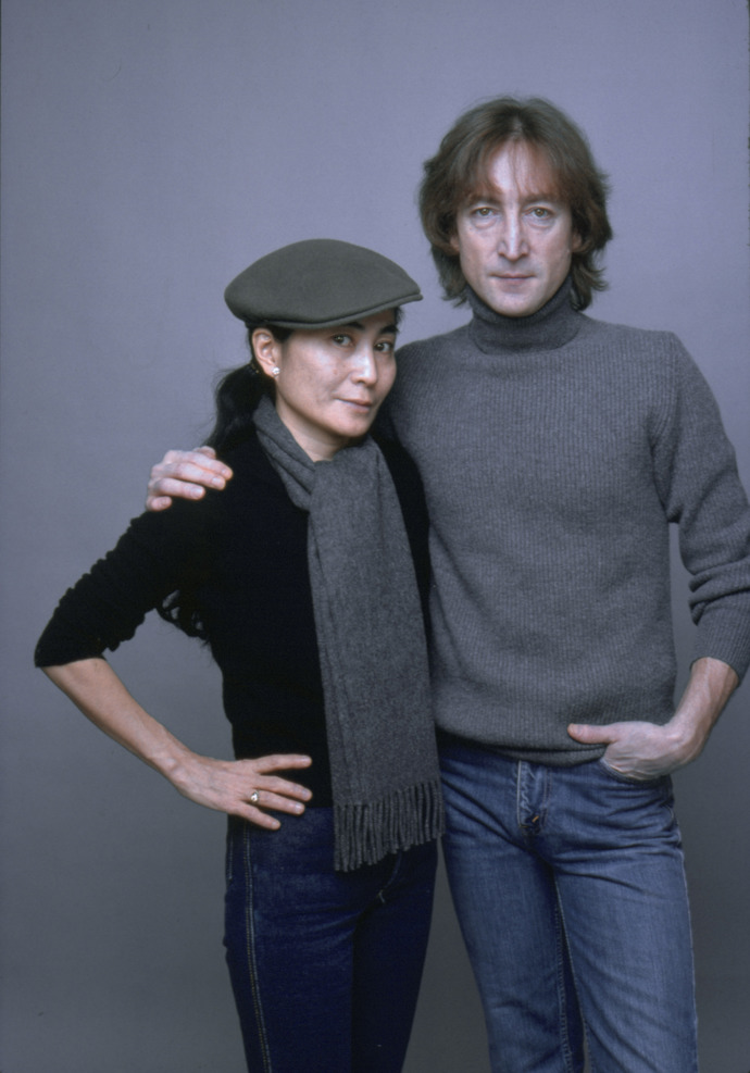 Yoko Ono a John Lennon
