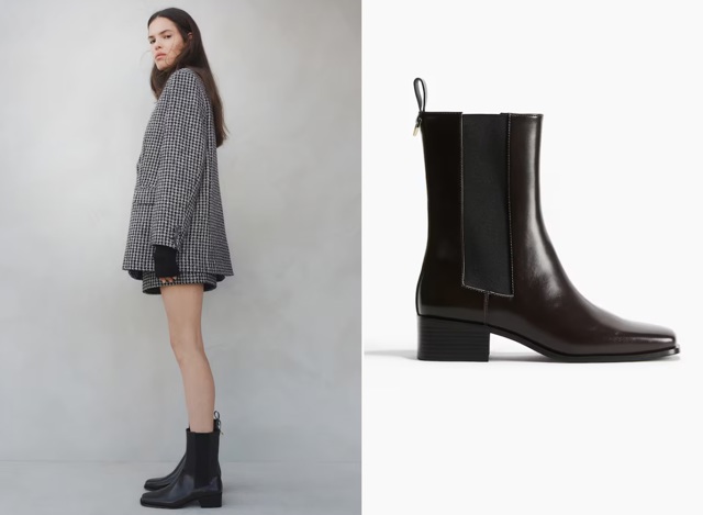 Nízké kozačky chelsea, H&M, 429 Kč (původní cena 959 Kč)
