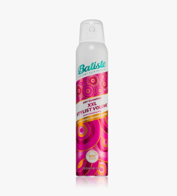 Suchý šampon pro zvětšení objemu vlasů, Batiste, 146 Kč
