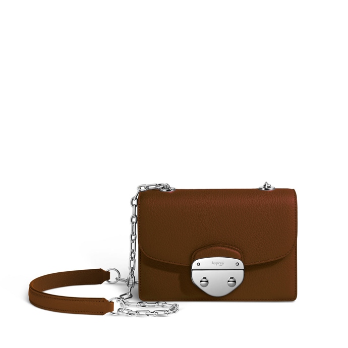 Kabelka Morgan Small Handbag in Soft Grain Leather, Asprey, 2995 gbp
