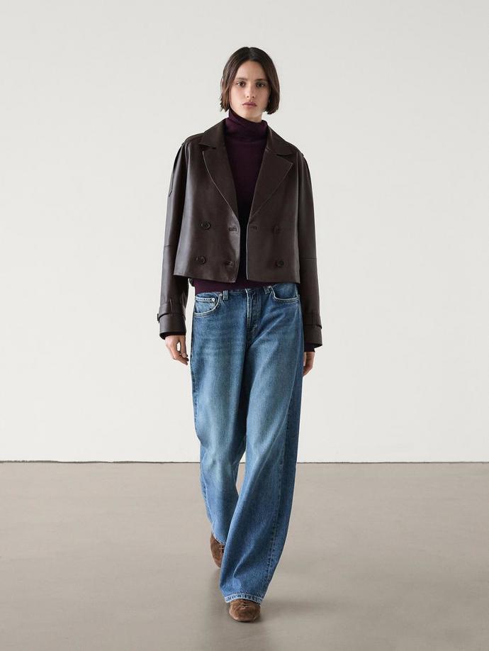 Kožený kabátek, Massimo Dutti, 9999 Kč
Kožený kabátek, Massimo Dutti, 9999 Kč
