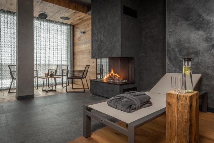 Wellness hotelu Královka - odpočinková místnost

