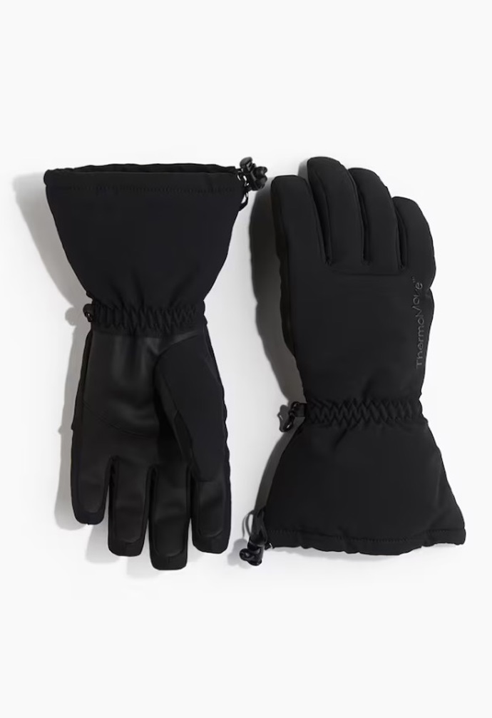 Vodoodpudivé lyžařské rukavice, H&M, 959 Kč
