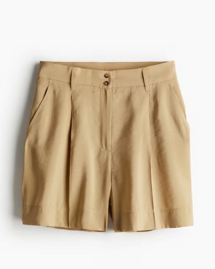Bermudy z modalové směsi, H&M, 599 Kč
