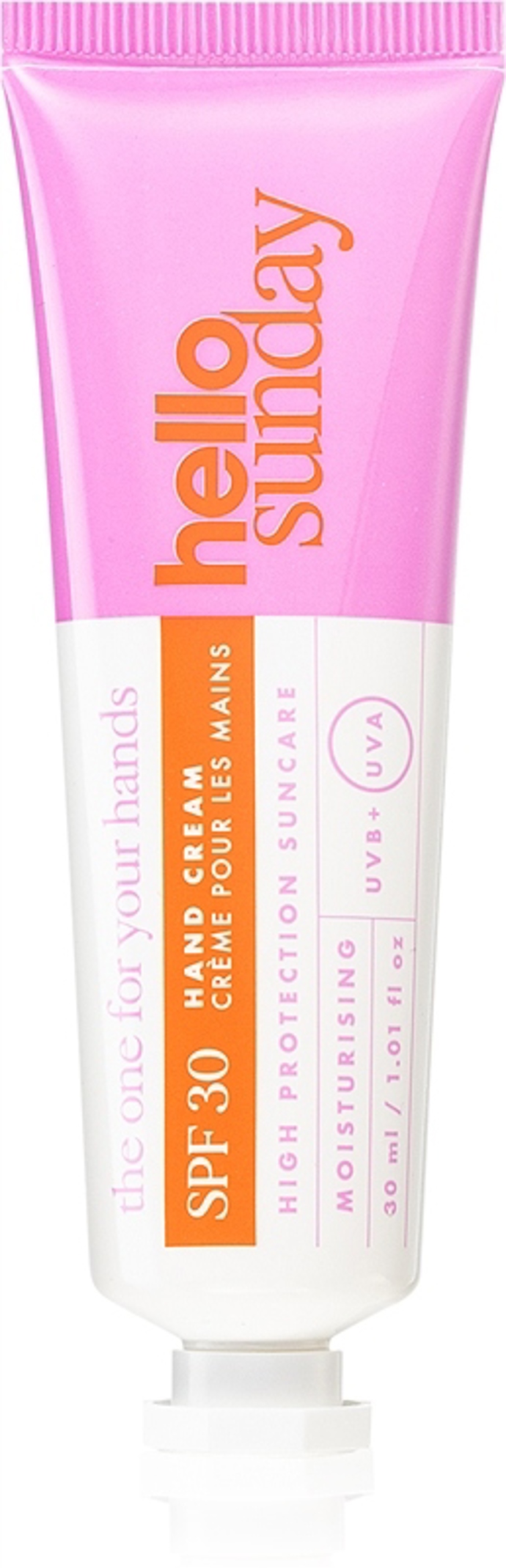 Ochranný krém na ruce SPF 30 the one for your hands, hello sunday, 272 Kč
Ochranný krém na ruce SPF 30 the one for your hands, hello sunday, 272 Kč