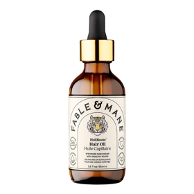 Posilující olej na vlasy HoliRoots™ Hair Oil, Fable & Mane, 830 Kč
