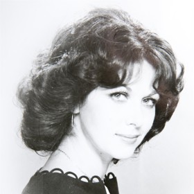 Saskia Burešová v mládí.
