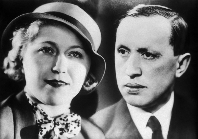 Olga Scheinpflugová a Karel Čapek
