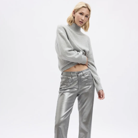 Metalické džíny loose Mid Rise '90s, GAP, 1 319 Kč
