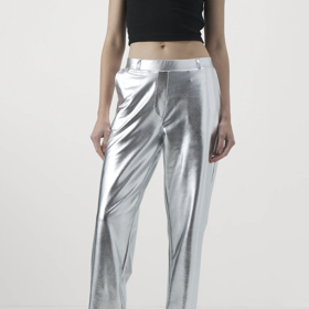 VMSILVER STRAIGHT PANTS - Kalhoty stříbrné, Vero Moda / Zalando, 720 Kč
