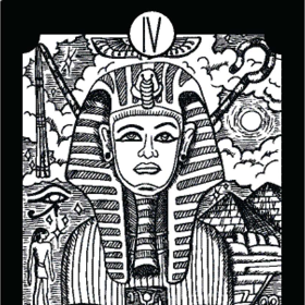 Tarotová karta Císař (The Emperor)
