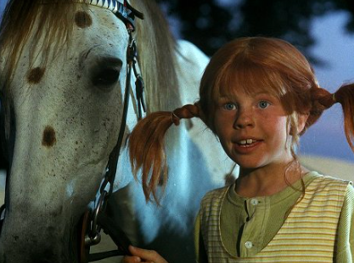 Inger Nilsson v seriálu Pipi Dlouhá punčocha
