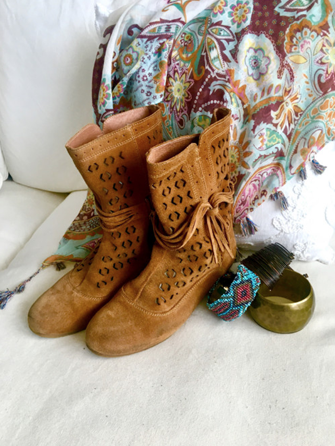 Boho semišové kozačky nízké
Boho semišové kozačky nízké