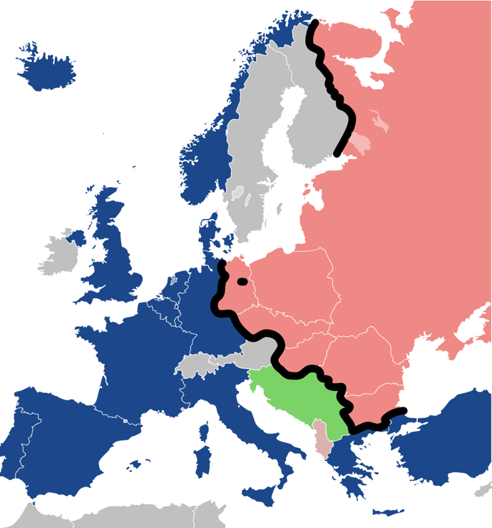 Země za železnou oponou
