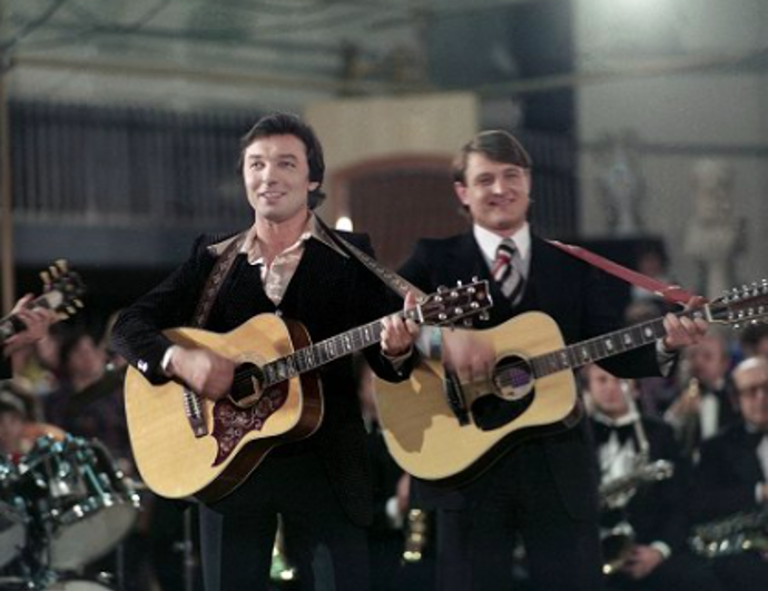 Ladislav Štaidl a Karel Gott
