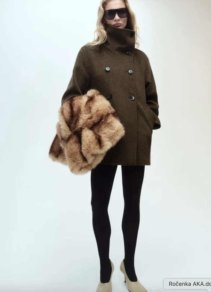 Vlněný kabát, Khaki, Mango / Modivo, 2 999 Kč
Vlněný kabát, Khaki, Mango / Modivo, 2 999 Kč