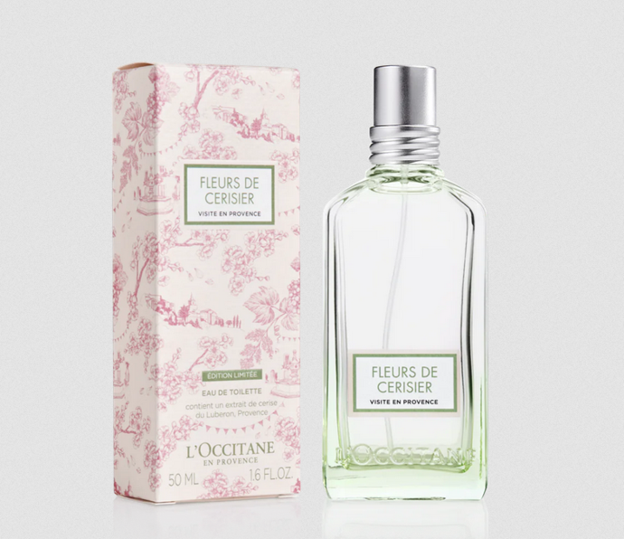 Toaletní voda Třešňový květ Visite en Provence 1650 Kč/50 ml
