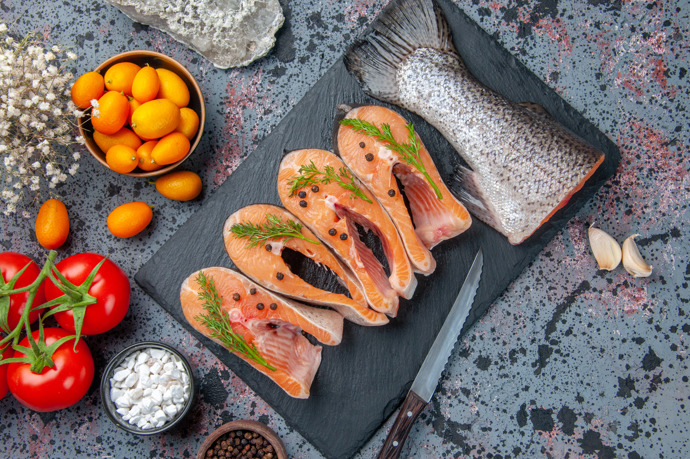 Losos je zdroj Omega-3 mastných kyselin a bílkovin
Losos je zdroj Omega-3 mastných kyselin a bílkovin