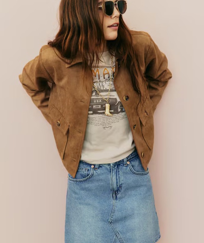 Dámská nopková bunda na jaro, H&M, 1 069 Kč
