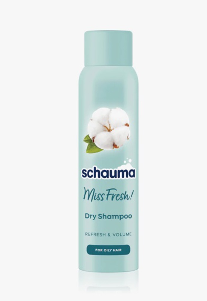Schauma suchý šampon na mastné vlasy, Schwarzkopf, 90 Kč
