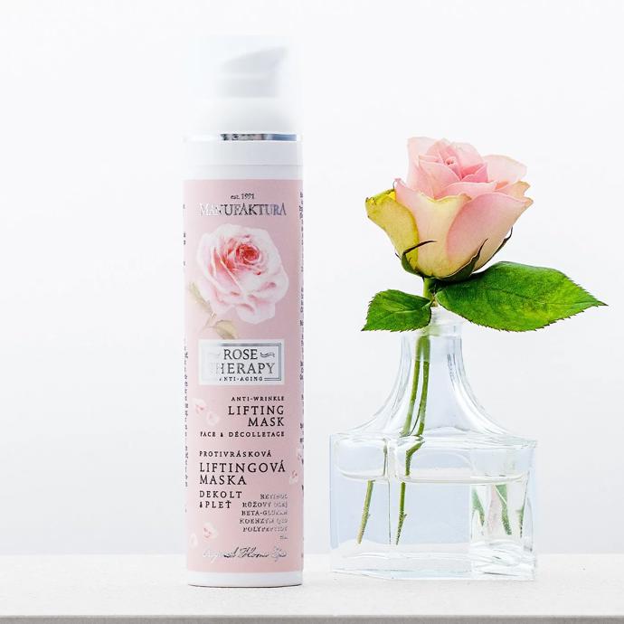 Omlazující protivrásková & liftingová maska Manufaktura Růže & Vřídelní sůl (100 ml, 519 Kč)
 
