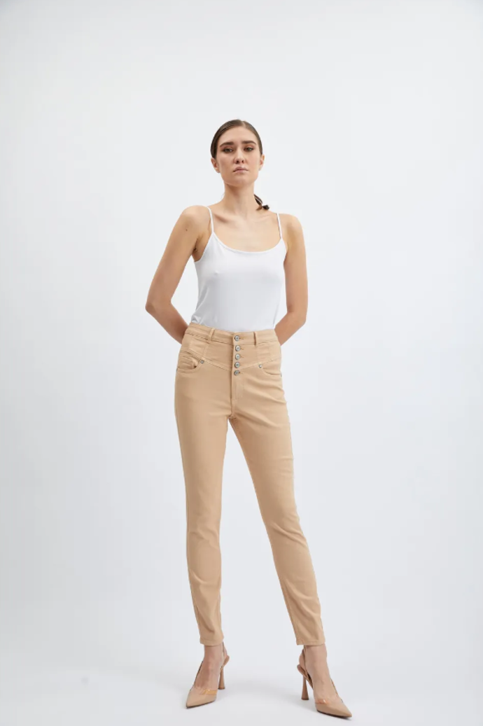 Béžové dámské skinny fit džíny ORSAY, 319 Kč
