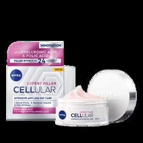 Denní krém Nivea Cellular Expert Filler s SPF 30 (50 ml, 240 Kč)

