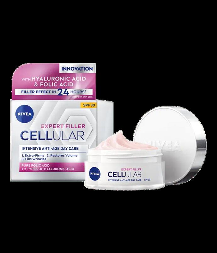 Denní krém Nivea Cellular Expert Filler s SPF 30 (50 ml, 240 Kč)

