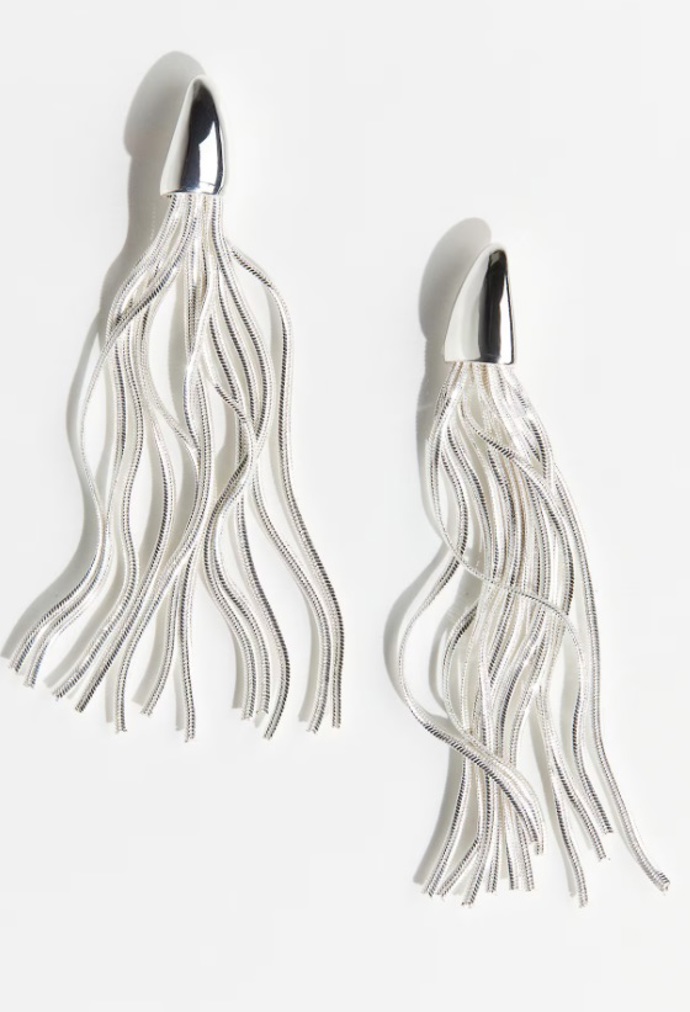 Náušnice z řetízků hadinka, H&M, 359 Kč
