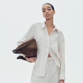 Kalhoty z lněné směsi, H&M, 479 Kč
