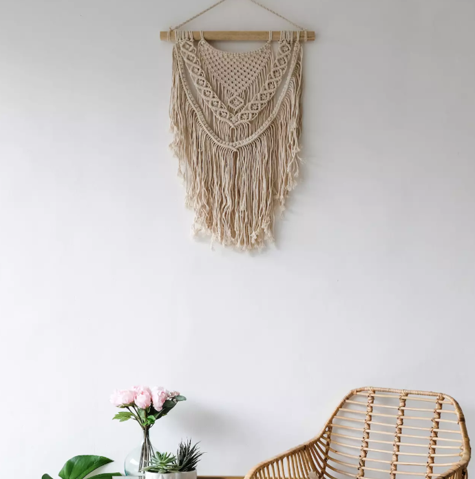Macramé v boho stylu
