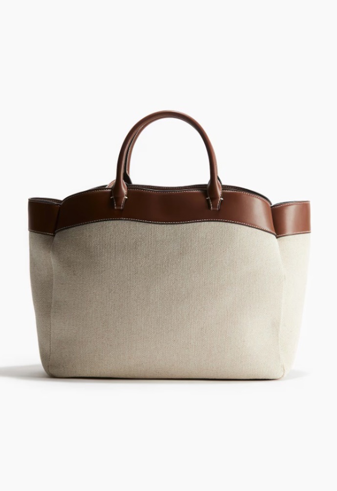 Plátěná taška shopper, H&M, 839 Kč
