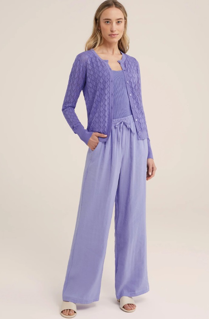 Levandulové kalhoty, WE Fashion, 1 176 Kč
