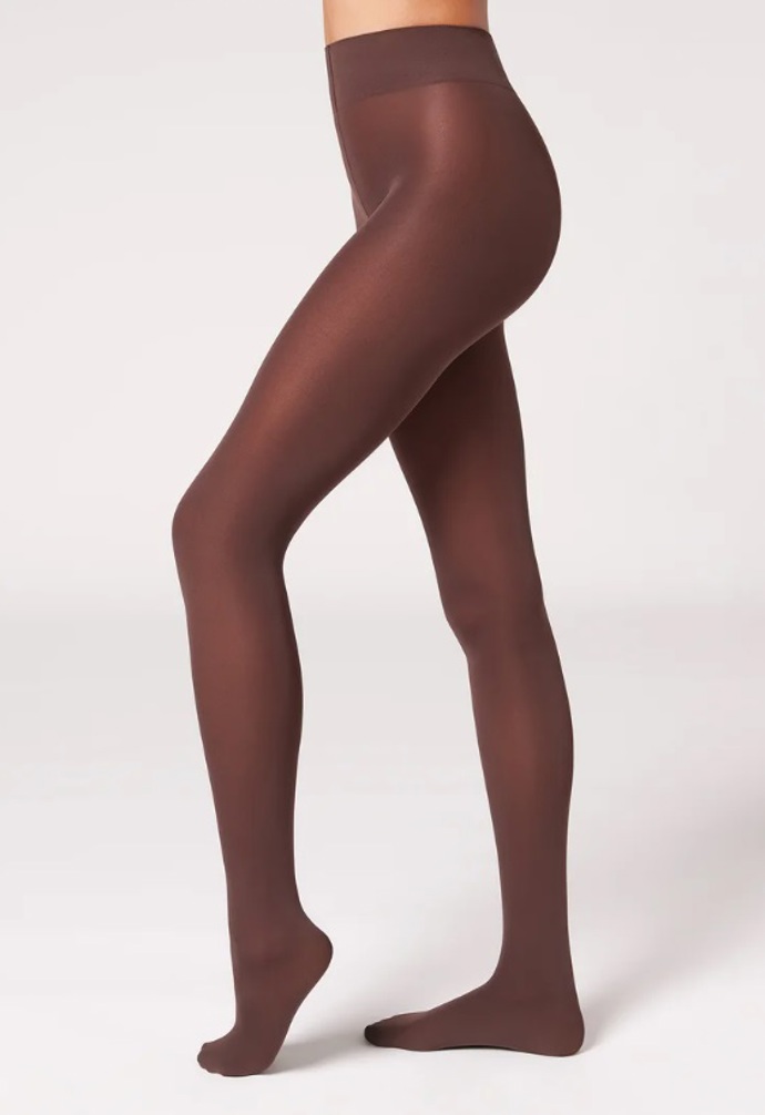 Hnědé punčocháče, Calzedonia, 265 Kč
