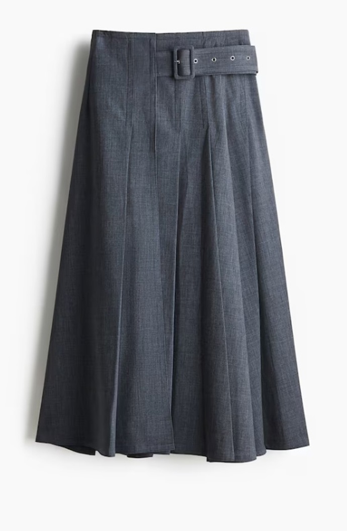 Skládaná áčková sukně, H&M,1 699 Kč
