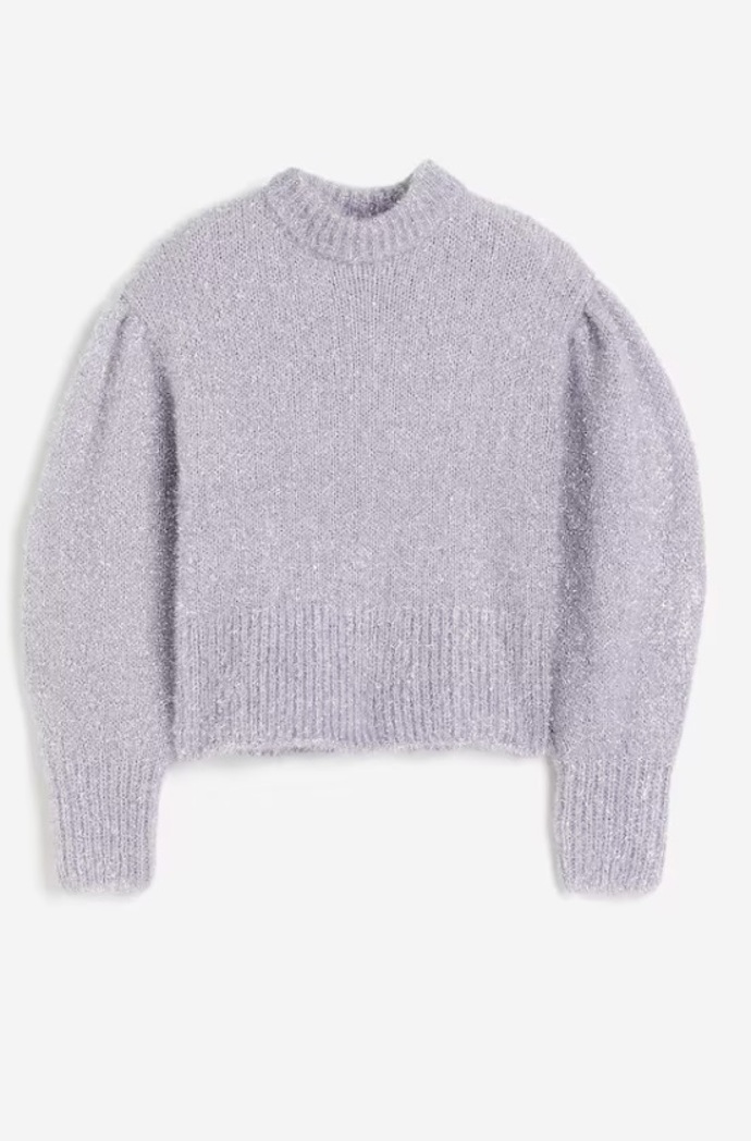 Svetr s balonovým rukávem, H&M, 549 Kč

