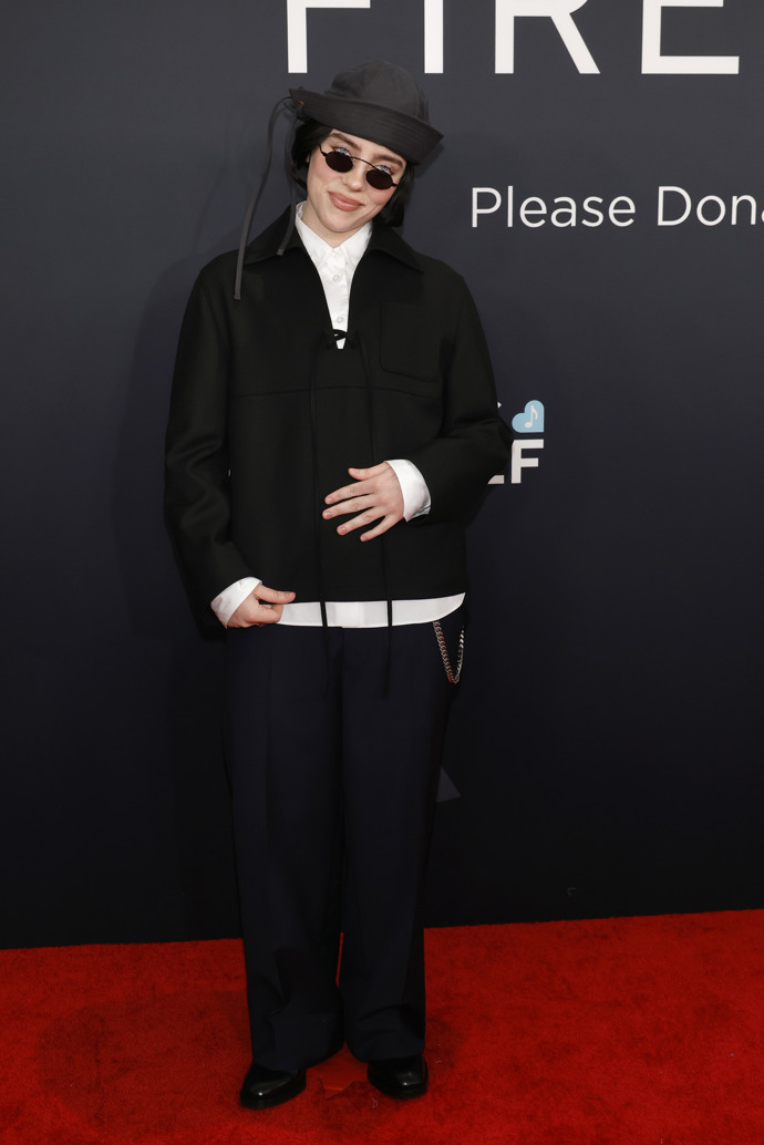 Billie Eilish v modelu Prada
