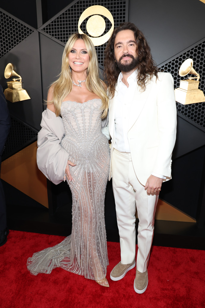 Heidi Klum v róbě Nicolas Jebran a Tom Kaulitz
