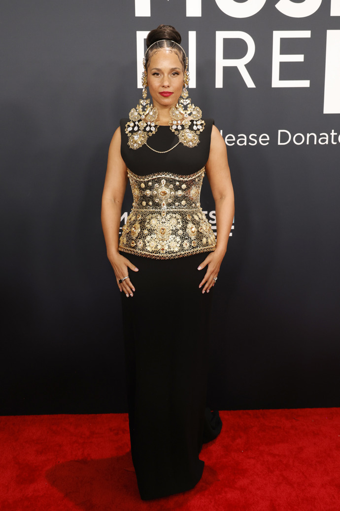 Alicia Keys v šatech Dolce & Gabbana
