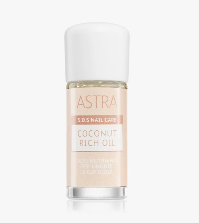 Kokosový olej na nehty a nehtovou kůžičku, Astra Make-up, 109 Kč
