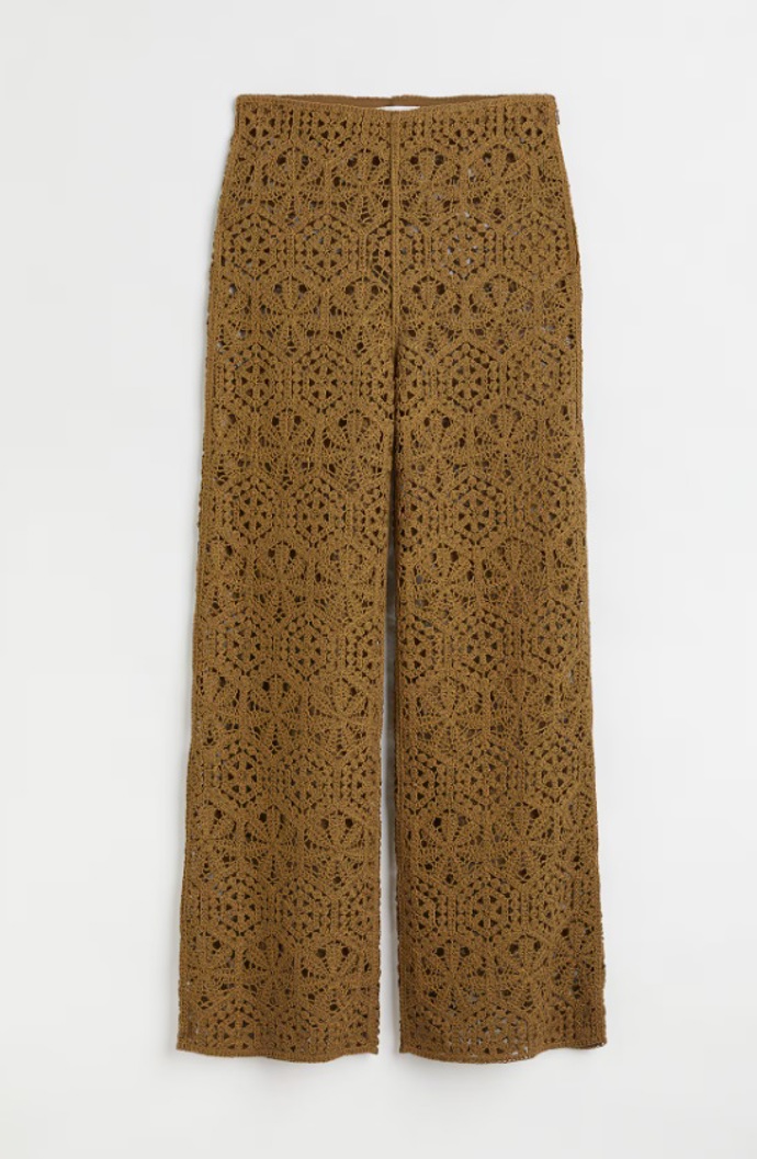 Háčkované kalhoty, H&M, 429 Kč
