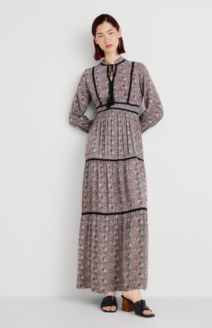 Vintage maxi šaty, Vero Moda, 720 Kč

