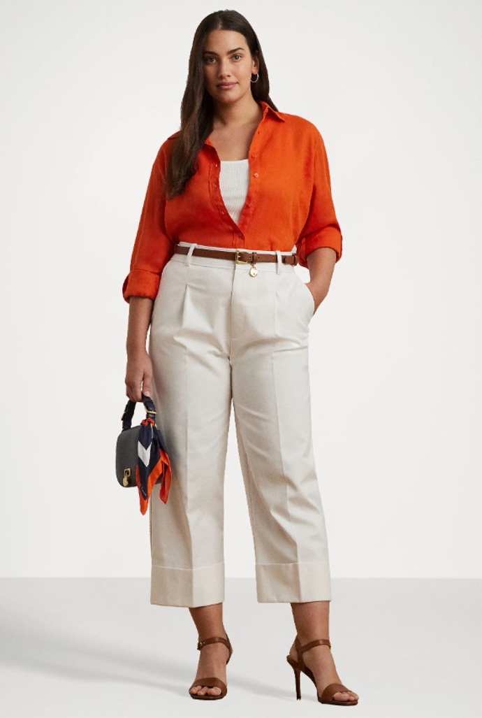 Oranžová košile, Ralph Lauren, 4 200 Kč
