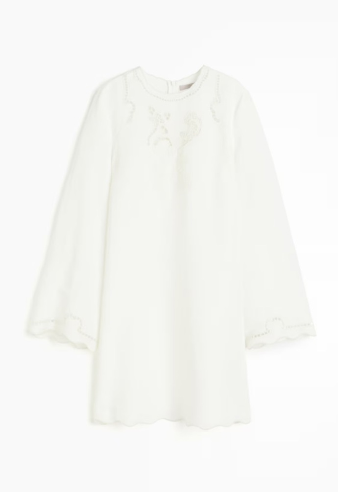 Šaty z lněné směsi, H&M, 1 459 Kč
